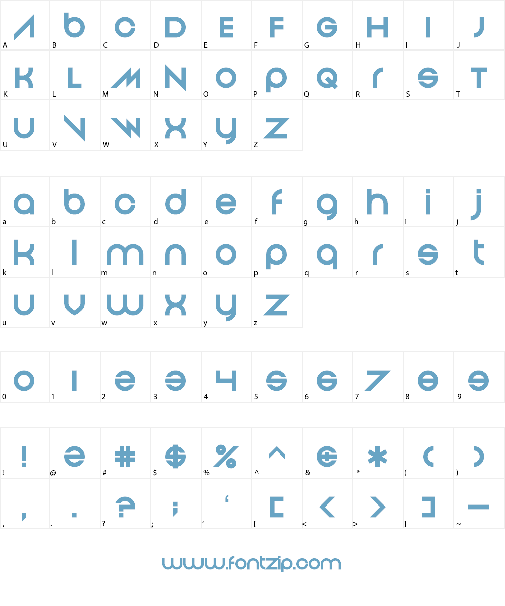 And Then It Ends Font Character